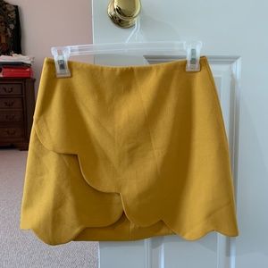 Urban Outfitters Yellow Mini Skirt